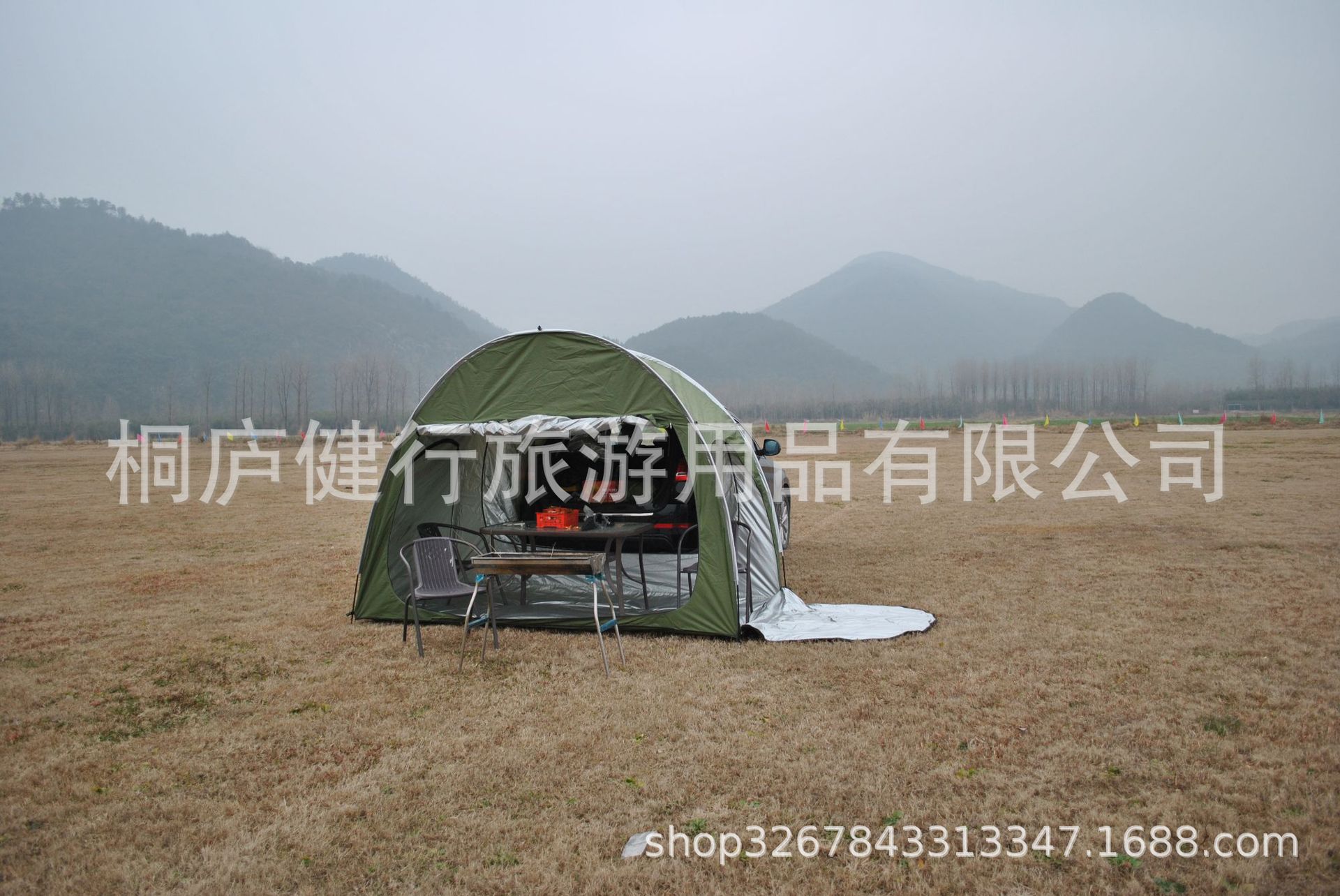 Cheap Goat Tents Outdoor Car Trunk Tent Sunshade Rainproof Tailgate Shade Awning Tent For SUV Car Self Driving Tour Barbecue Camping Tool   